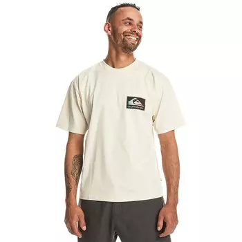 Футболка с коротким рукавом Quiksilver Back Flash, бежевый