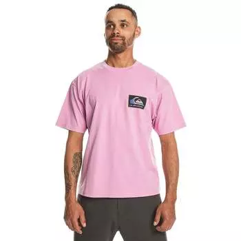 Футболка с коротким рукавом Quiksilver Back Flash, розовый