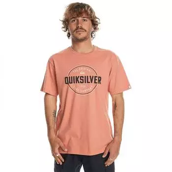 Футболка с коротким рукавом Quiksilver Circle Ups, оранжевый