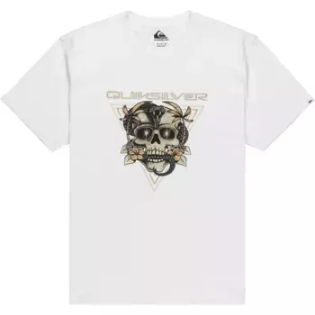 Футболка с коротким рукавом Quiksilver Core Skull, белый