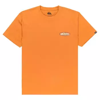 Футболка с коротким рукавом Quiksilver Evo Border Lines, оранжевый