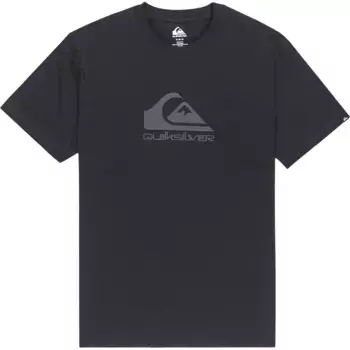 Футболка с коротким рукавом Quiksilver Evo Comp Logo, черный