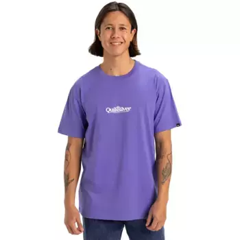 Футболка с коротким рукавом Quiksilver Fineline, фиолетовый