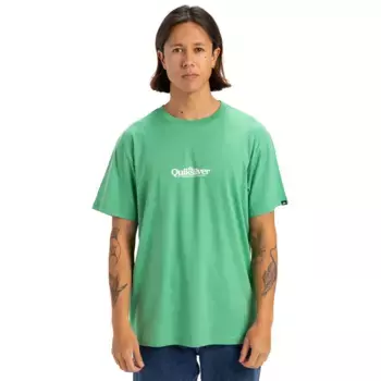 Футболка с коротким рукавом Quiksilver Fineline, зеленый