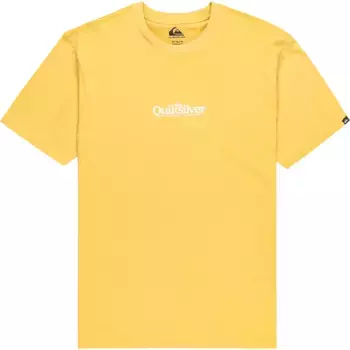 Футболка с коротким рукавом Quiksilver Fineline, желтый