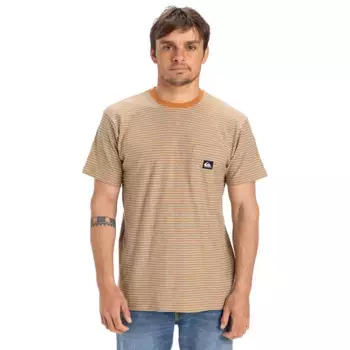 Футболка с коротким рукавом Quiksilver Kentin Pocket, коричневый