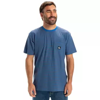 Футболка с коротким рукавом Quiksilver Kentin Pocket, синий