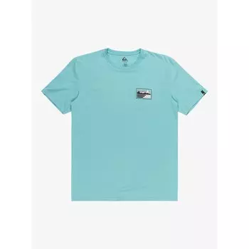 Футболка с коротким рукавом Quiksilver Land And Sea, синий