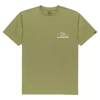 Футболка с коротким рукавом Quiksilver Light Waves, зеленый