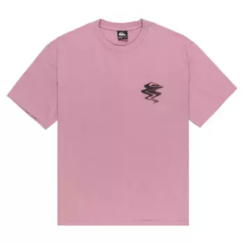 Футболка с коротким рукавом Quiksilver Melt Away, розовый