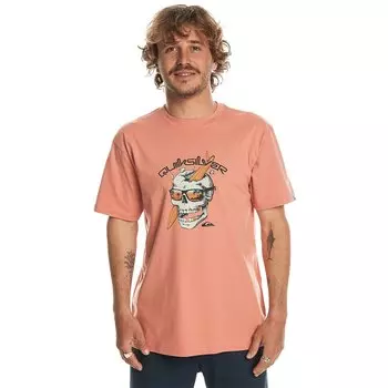 Футболка с коротким рукавом Quiksilver One Last Surf, оранжевый