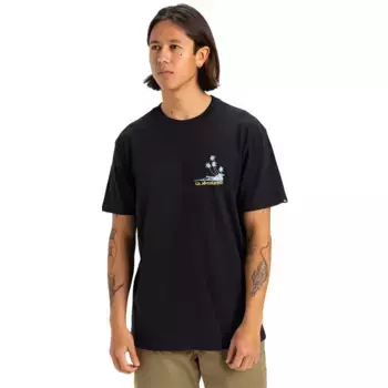 Футболка с коротким рукавом Quiksilver Palm Lines, черный