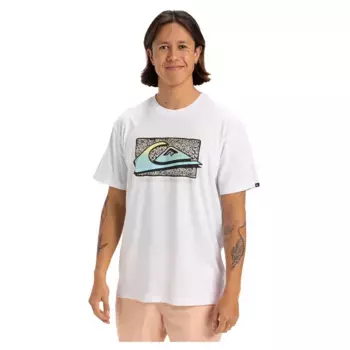 Футболка с коротким рукавом Quiksilver Retro Fade, белый