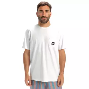 Футболка с коротким рукавом Quiksilver Salt Water Pocket, белый