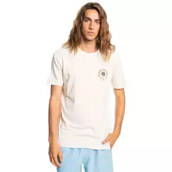 Футболка с коротким рукавом Quiksilver Simple Script, белый