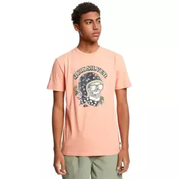 Футболка с коротким рукавом Quiksilver Skull Trooper, розовый