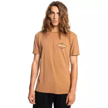 Футболка с коротким рукавом Quiksilver Stiritup, коричневый