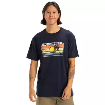 Футболка с коротким рукавом Quiksilver Sun Faded, синий