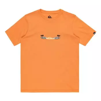 Футболка с коротким рукавом Quiksilver Surfcore, оранжевый