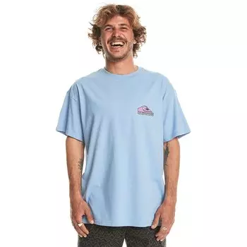 Футболка с коротким рукавом Quiksilver Take Us Back Logo, синий