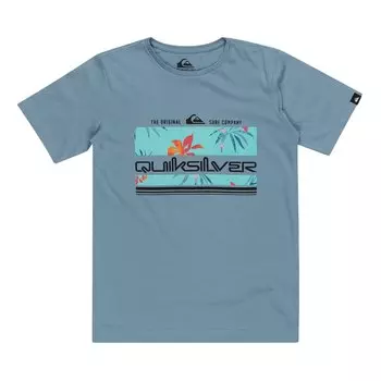 Футболка с коротким рукавом Quiksilver Tropical Rain, синий