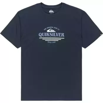 Футболка с коротким рукавом Quiksilver Type Line, синий