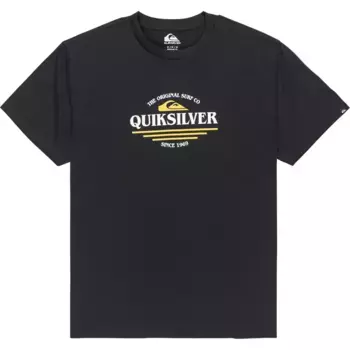Футболка с коротким рукавом Quiksilver Type Line, черный