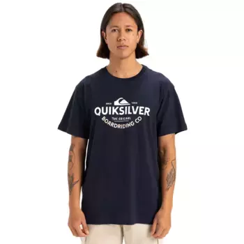 Футболка с коротким рукавом Quiksilver Typed Out, синий