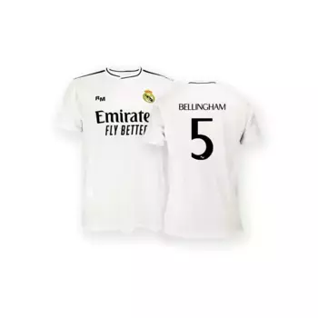 Футболка с коротким рукавом Real Madrid 24/25 Bellingham home, белый
