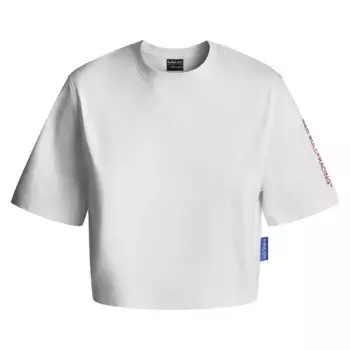 Футболка с коротким рукавом Red Bull Racing Boxy Crop, белый