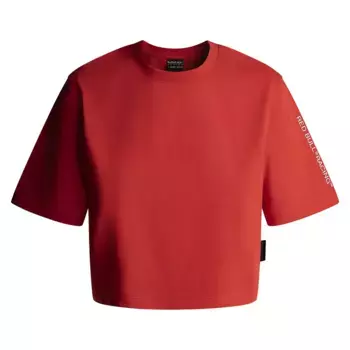 Футболка с коротким рукавом Red Bull Racing Boxy Crop, красный
