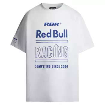 Футболка с коротким рукавом Red Bull Racing Racing History, белый