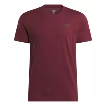 Футболка с коротким рукавом Reebok Classics Ri Left Chest Logo T, фиолетовый