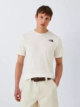Футболка с коротким рукавом регулярного кроя с горным рисунком The North Face, цвет White Dune