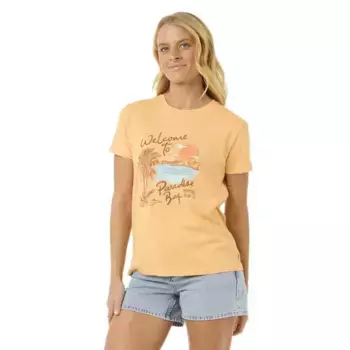 Футболка с коротким рукавом Rip Curl Paradise Bay Standard, желтый