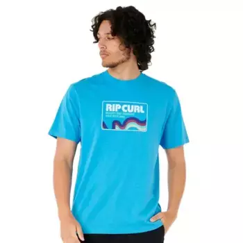 Футболка с коротким рукавом Rip Curl Surf Revival Swirl, синий