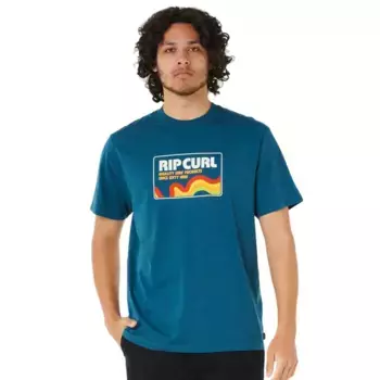 Футболка с коротким рукавом Rip Curl Surf Revival Swirl, синий