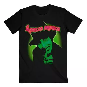 Футболка с коротким рукавом Rock Off Marilyn Manson, черный