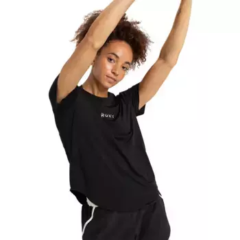 Футболка с коротким рукавом Roxy Bold Moves 2.0 Mesh, черный