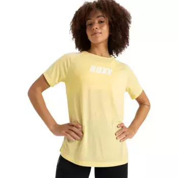 Футболка с коротким рукавом Roxy Everyday Flow, желтый