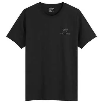 Футболка с коротким рукавом с эмблемой Arc'Teryx, черный