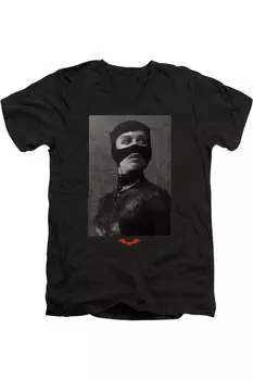 Футболка с коротким рукавом с изображением женщины-кошки «Бэтмен» (2022) Gildan, черный