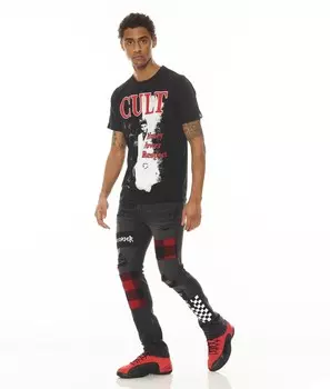 Футболка с коротким рукавом с круглым вырезом "Money Power Respect" Cult of Individuality, черный