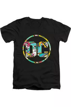 Футболка с коротким рукавом с логотипом Batman DC Gildan, черный