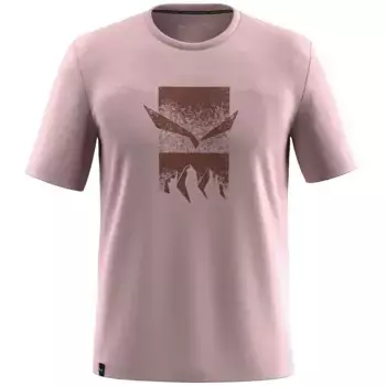 Футболка с коротким рукавом Salewa Eagle 3Cime, розовый