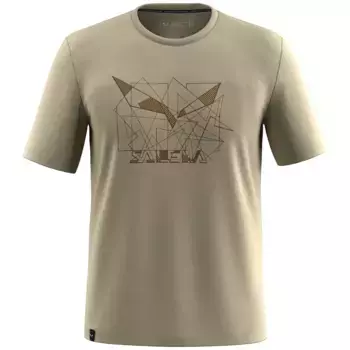 Футболка с коротким рукавом Salewa Eagle Geometric, зеленый