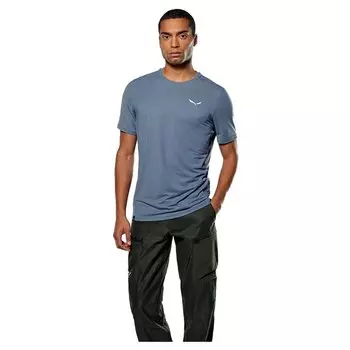 Футболка с коротким рукавом Salewa Puez HYB Dry, синий