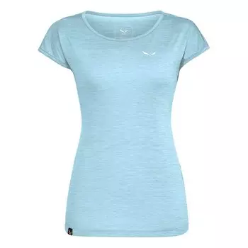 Футболка с коротким рукавом Salewa Puez Melange Dryton, синий