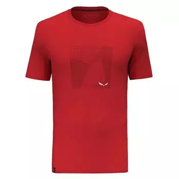 Футболка с коротким рукавом Salewa Pure Building Dry, красный