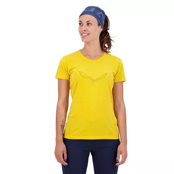 Футболка с коротким рукавом Salewa Pure Eagle Frame Dry, желтый